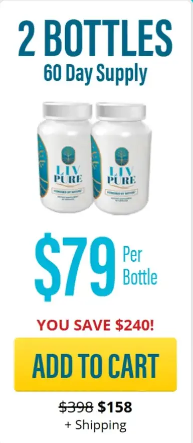 2-bottle option priced at $79 per bottle for a 60-day supply.