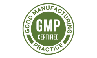 GMP certified quality badge
